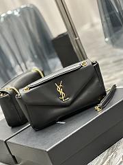 Kitlife SAINT LAURENT CALYPSO IN LAMBSKIN BLACK - 26 X 14 X 7cm - 5