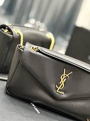 Kitlife SAINT LAURENT CALYPSO IN LAMBSKIN BLACK - 26 X 14 X 7cm - 4