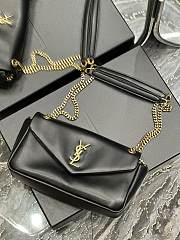 Kitlife SAINT LAURENT CALYPSO IN LAMBSKIN BLACK - 26 X 14 X 7cm - 2