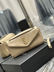 Kitlife SAINT LAURENT CALYPSO IN LAMBSKIN BEIGE - 26 X 14 X 7cm - 3