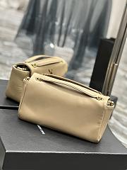Kitlife SAINT LAURENT CALYPSO IN LAMBSKIN BEIGE - 26 X 14 X 7cm - 4