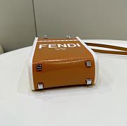 Kitlife FENDI Mini Sunshine Shopper Brown - 13 x 6.5 x 17 cm - 3