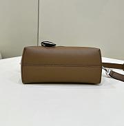 Kitlife Fendi By The Way Medium Brown leather Boston bag - 20 cm - 4