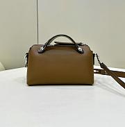 Kitlife Fendi By The Way Medium Brown leather Boston bag - 20 cm - 3