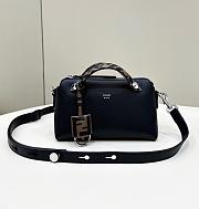 Kitlife Fendi By The Way Medium Black leather Boston bag - 20 cm - 1