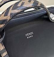 Kitlife Fendi By The Way Medium Black leather Boston bag - 20 cm - 2