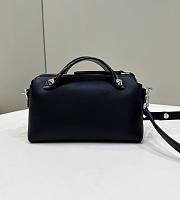 Kitlife Fendi By The Way Medium Black leather Boston bag - 20 cm - 5