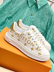 Kitlife Louis Vuitton Time Out Trainers White&Gold  - 2