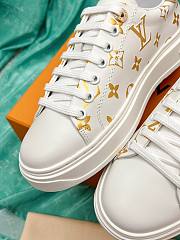 Kitlife Louis Vuitton Time Out Trainers White&Gold  - 3