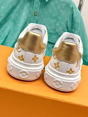 Kitlife Louis Vuitton Time Out Trainers White&Gold  - 4