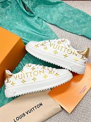 Kitlife Louis Vuitton Time Out Trainers White&Gold  - 6
