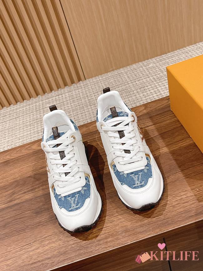 Kitlife Louis Vuitton White/Blue Monogram Denim  - 1
