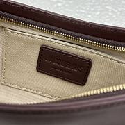 Kitlife JACQUEMUS Le Bisou Mousqueton leather shoulder bag Brown - 26 x 17 x 15 cm - 6