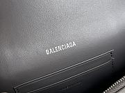 KITLIFE BALENCIAGA Gray Xxs Downtown Bag In 1404 Dark Grey - 20 x 13 x 5 cm - 2