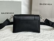 KITLIFE BALENCIAGA Gray Xxs Downtown Bag In 1404 Dark Black - 20 x 13 x 5 cm - 5