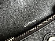KITLIFE BALENCIAGA Gray Xxs Downtown Bag In 1404 Dark Black - 20 x 13 x 5 cm - 3