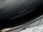 KITLIFE BALENCIAGA Gray Xxs Downtown Bag In 1404 Dark Black - 20 x 13 x 5 cm - 2
