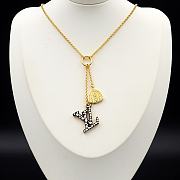 Kitlife One Set LV x YK LV Iconic Infinity Dots Black (Bracelet+necklace+earring) - 5