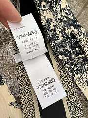 KITLIFE DIOR JARDIN BOTANIQUE MITZAH SCARF Black Multicolor Silk Twill - 3