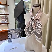Kitlife Dior Oblique Diortwin Square Scarf Pink - 90x90 cm - 4