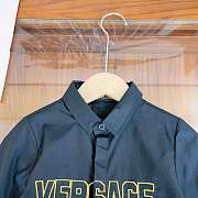 Kitlife Versace Kids Stretch Cotton Shirt Black SS 2023 - 2