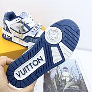 Kitlife Louis Vuitton Kids White/Blue Trainer Sneakers - 2