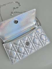 Kitlife Christian Dior Lambskin Party Style Elegant Style Crossbody Shoulder Bags - 21×11.5×4.5 cm - 5