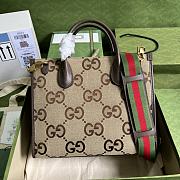 KITLIFE GUCCI BEIGE JUMBO GG TOTE - 678839 - 31 X 26 X 14 cm  - 1