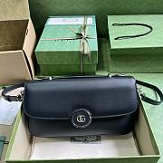 KITLIFE GUCCI PETITE GG MINI SHOULDER BAG BLACK - 27 x 15 x 5 cm - 1