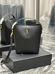 Kitlife Saint Laurent Women's Black Le 37 Leather Bucket Bag Black - 26 x 20 x 12 cm - 1