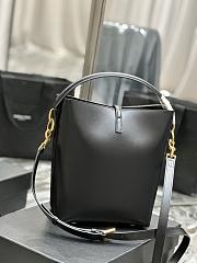 Kitlife Saint Laurent Women's Black Le 37 Leather Bucket Bag Black - 26 x 20 x 12 cm - 5