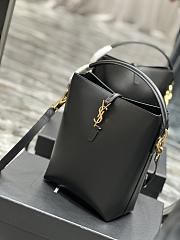 Kitlife Saint Laurent Women's Black Le 37 Leather Bucket Bag Black - 26 x 20 x 12 cm - 4