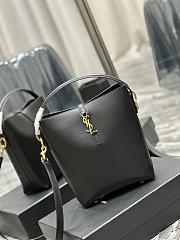 Kitlife Saint Laurent Women's Black Le 37 Leather Bucket Bag Black - 26 x 20 x 12 cm - 2