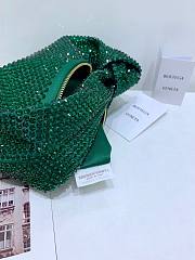 Kitlife Bottega Veneta Embellished Mini Jodie Bag Green - 28 x 23 x 8 cm - 4