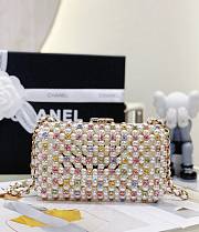 Kitlife Chanel Evening Bag Glass Pearls & Gold-Tone Metal Transparent SS 2023 - 11 x 17 x 7 cm - 1