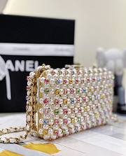 Kitlife Chanel Evening Bag Glass Pearls & Gold-Tone Metal Transparent SS 2023 - 11 x 17 x 7 cm - 5