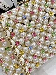 Kitlife Chanel Evening Bag Glass Pearls & Gold-Tone Metal Transparent SS 2023 - 11 x 17 x 7 cm - 2