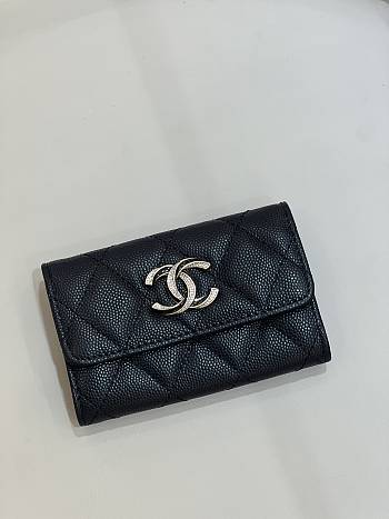 Kitlife Chanel Wallet Black SS 2023 - 11 x 8.5 x 3 cm