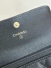 Kitlife Chanel Wallet Black SS 2023 - 11 x 8.5 x 3 cm - 2