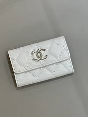 Kitlife Chanel Wallet White SS 2023 - 11 x 8.5 x 3 cm  - 1