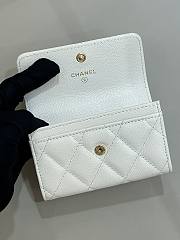 Kitlife Chanel Wallet White SS 2023 - 11 x 8.5 x 3 cm  - 6