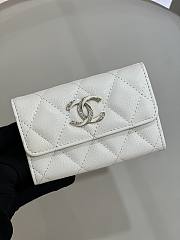 Kitlife Chanel Wallet White SS 2023 - 11 x 8.5 x 3 cm  - 3