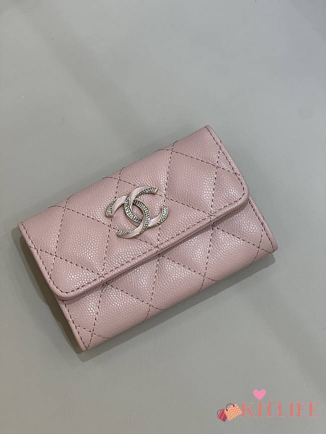 Kitlife Chanel Wallet Pink SS 2023 - 11 x 8.5 x 3 cm USD 155.00  - 1