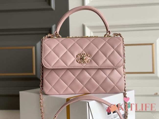 Kitlife Chanel Trendy CC Pink Lambskin SS 2023 - 25 x 17 x 12 cm - 1