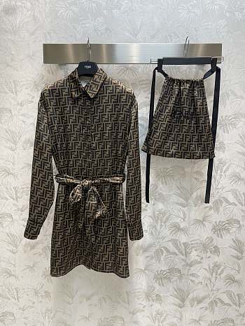 Kitlife FENDI Silk shirtdress - S/M/L