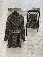 Kitlife FENDI Silk shirtdress - S/M/L - 2