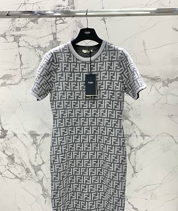 Kitlife FENDI Dress Grey wool dress - S/M/L