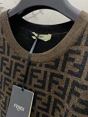 Kitlife FENDI Dress Brown wool dress - S/M/L - 5