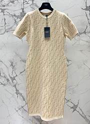 Kitlife FENDI Dress Cream wool dress - S/M/L - 6