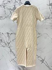 Kitlife FENDI Dress Cream wool dress - S/M/L - 4